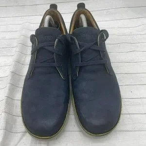Samuel Hubbard Free Unsneaker Navy Nubuck Leather Oxford Dress Sneaker Shoe 10M Men main image 4